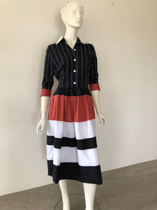 0/624 Dress - Multi Colours Cotton
