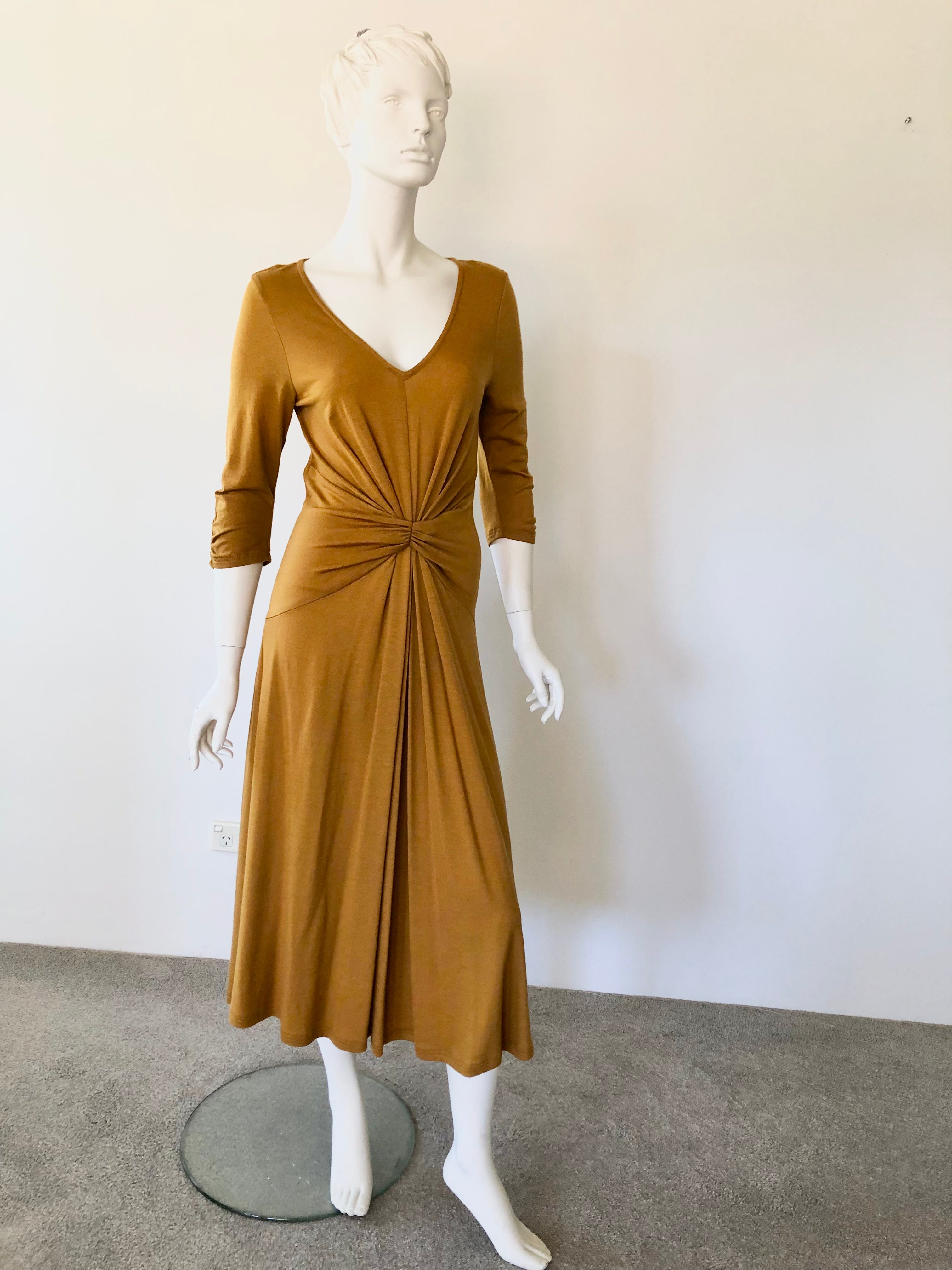 563/ Dress in Merino wool